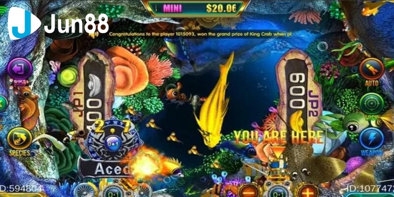 Game bắn cá vàng với đa dạng tính năng hấp dẫn